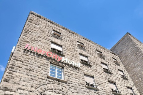 InterCity Hotel, Central Station in Stuttgart, Baden-Württemberg, Germany, Europe
