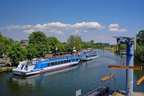 Europe, Germany, Mecklenburg-Western Pomerania, Plau am See, Lake Plau, Elde-Müritz waterway,