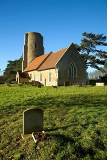 Parish church of All Saints, Ramsholt, Suffolk, England, UK