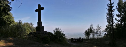 The weather cross above Gleisweiler in the southern wine route
