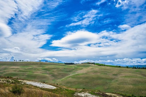 Landscape near Torrenieri, Tuscany, Italy, Europe