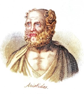 Aristides, ca. 140 A.D. Christian philosopher from Athens, Historical, digitally restored