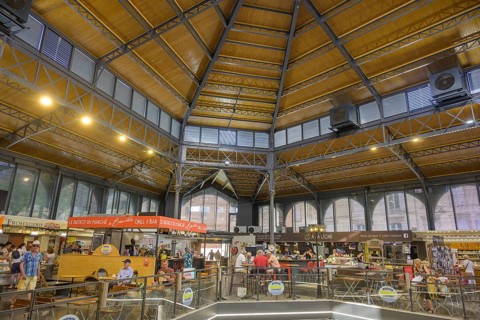 Market hall, Albi, Département Tarn, France, Europe