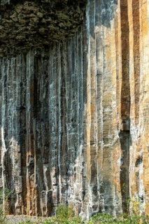 Magnificent basalt organs of Chilhac in Haute-Loire, Auvergne-Rhône-Alpes, France, Europe