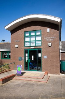 Public library and community rooms, Wickham Market, Suffolk, England, United Kingdom, Europe