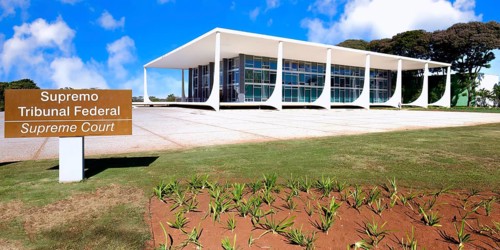 Brazil Supreme Court, designed by Oscar Niemeyer, Three Powers Plaza, World Heritage Site,