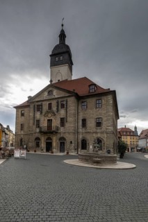 Bad Langensalza, historic old town, town hall, Thuringia, Germany, Europe