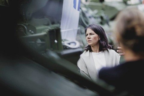 Annalena Bärbock (Alliance 90/The Greens), Federal Foreign Minister, photographed during a visit to
