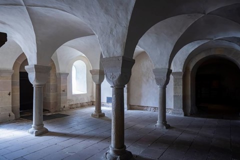 The Lippoldsberg Monastery with the Church of St George and St Mary is a former Benedictine