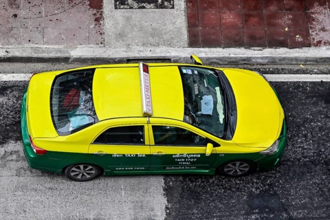 Taxi passenger car