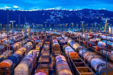 The Hagen-Vorhalle marshalling yard, one of the 9 largest in Germany, is located on the