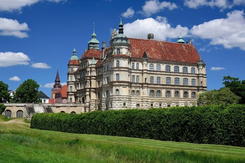 Europe, Germany, Mecklenburg-Western Pomerania, Güstrow, Güstrow Castle, built in the 16th century,