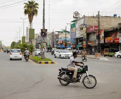 Street scene in Lahore, 22.08.2024. Photographed on behalf of the Federal Ministry for Economic