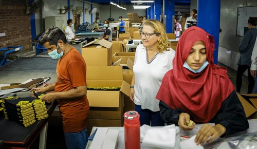Svenja Schulze (SPD), Federal Minister for Economic Cooperation and Development, visits Inter