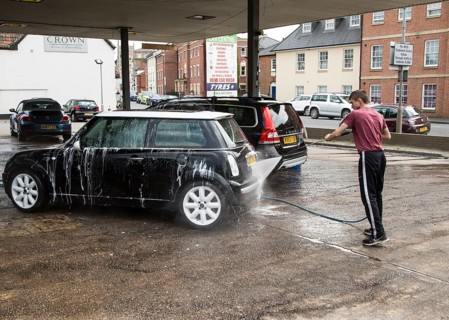 Hand car wash service Devizes, Wiltshire, England, UK