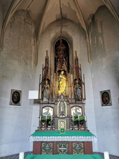 Altar in the chapel at the pilgrimage church, Gößweinstein, place of pilgrimage in Franconian