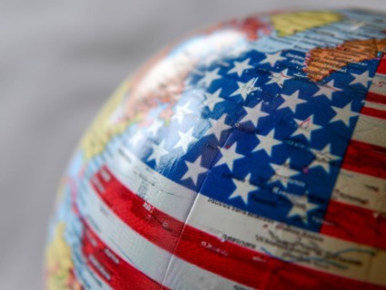 US American world expansion done through globalization, economical means and military wars, AI