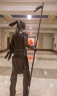 Oklahoma City, Oklahoma, The Oklahoma state capitol building. Inside the building is a smaller