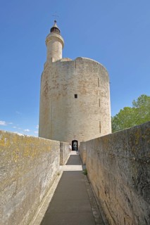 Tour de Constance walkway, defence defence tower, historic town fortifications, town wall,