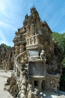 Hauterives. Postman Ferdinad Cheval's Ideal Palace, naive art, Drôme, Auvergne-Rhone-Alpes, France,
