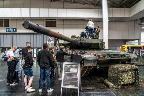 Interschutz 2022 trade fair in Hanover, the world's largest trade fair for fire, rescue and
