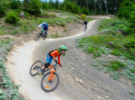 Bikepark Winterberg, on the Kappe mountain, 11 mountain bike downhill trails, in all levels of