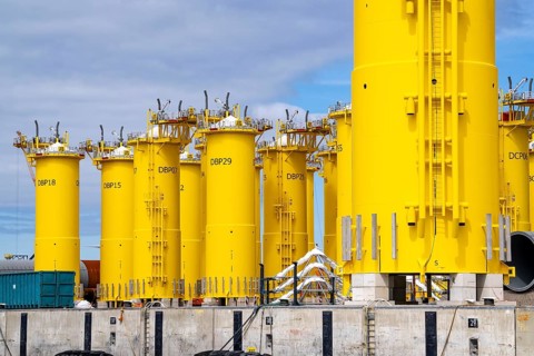 SIF Offshore Foundaitons, production of foundations, monopiles, for offshore wind turbines, the