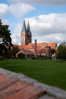 Jerichow Monastery, considered the oldest brick building in northern Germany, located on the