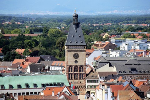 Panorama of Speyer, Rhineland-Palatinate