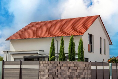 Detached house in a new development area