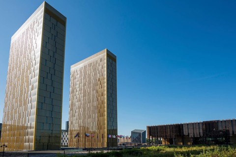 European Court of Justice, ECJ, Kirchberg Plateau, Luxembourg City, Luxembourg, Europe