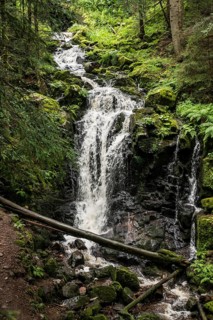 Waterfall, Windberg Waterfall, St Blasien, Southern Black Forest, Black Forest, Germany, Europe