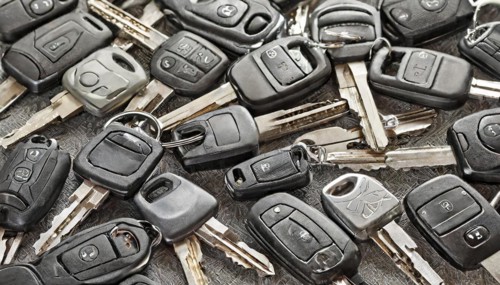 Symbol, many different car keys, AI-generated, AI-generated, AI generated