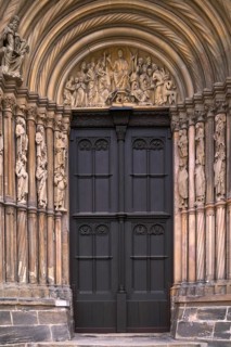 Prince's portal, main portal, Bamberg Cathedral of St Peter and St George, Bamberg, Upper