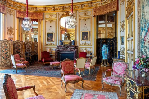 Marshalls' room at Château de Bel?il, Baroque castle in Beloeil and residence of the princes of