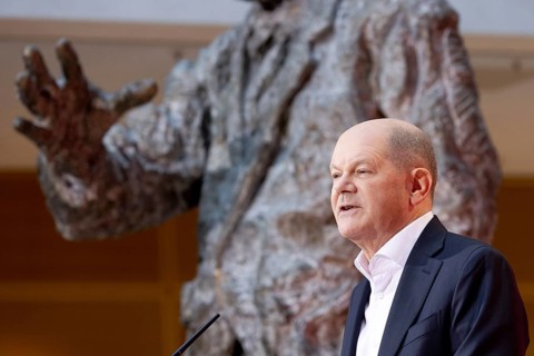 Berlin, Germany - 30 November 2024: Olaf Scholz, Federal Chancellor and lead candidate of the SPD