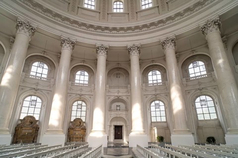 Interior of St. Blasius Cathedral in St. Blasien, Black Forest, Baden-Württemberg, Germany, Europe