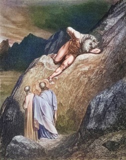 Illustration by Gustave Dore (1832-1883) for Dante's Inferno, the Divine Comedy by Dante Alighieri