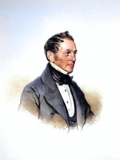 Bernhard Stipperger (1795-1872), hotelier and innkeeper in Vienna, Historical, digitally restored