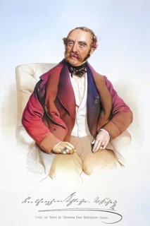 Karl Freiherr von Schlechta-Wschehrd, 1807, 1878, Provincial Court Councillor, Founder and Chairman