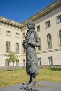 Lise Meitner Memorial, Humboldt University, Unter den Linden, Mitte, Berlin, Germany, Europe