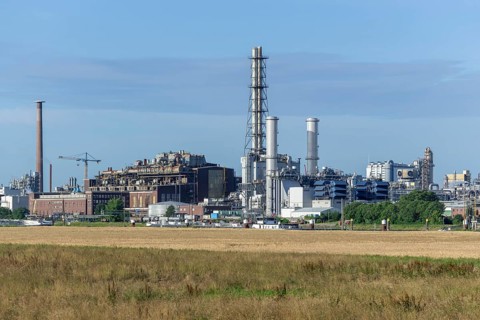 BASF, Lugwigshafen am Rhein, industrial area, Felder, Mannheim, Baden-Württemberg, Germany, Europe