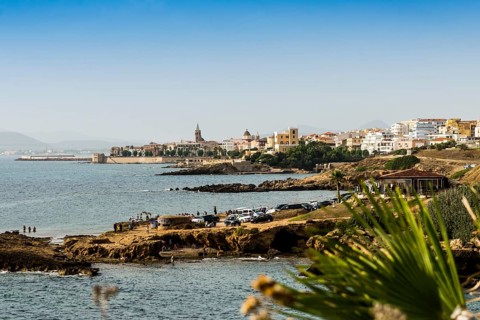 City by the sea, Alghero, Sardinia, Italy, Europe