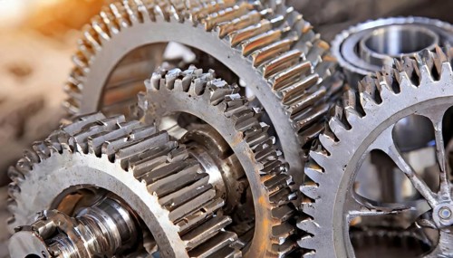 Metal, material, components, gear wheels made of stainless steel