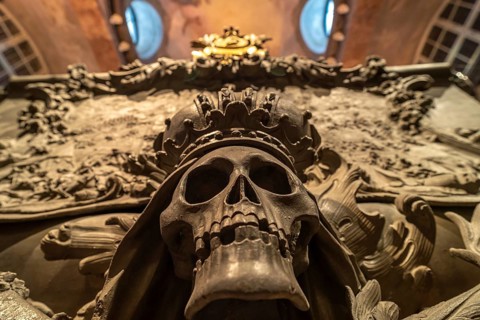 Maria Theresa Crypt in the Capuchin Crypt in Vienna, Austria, Europe