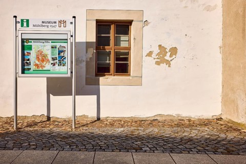 Display case, Mühlberg town museum 1547, Klosterstraße, Mühlberg Elbe, Elbe-Elster district,