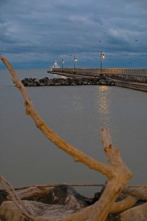 Port Stanley, Ontario Canada - The Lake Erie harbor at Port Stanley.