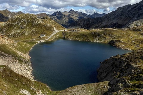 Lake Scuro, Lago Scuro, Sambuco valley, Vale Sambuco, near Fusio, Lavizzara, behind Ticino