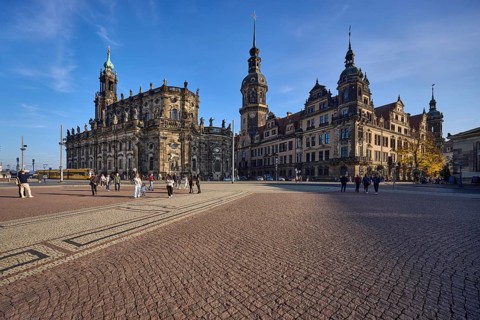 Cathedral Sanctissimae Trinitatis, Dresden Court Church, Dresden Royal Palace, Neo-Renaissance,
