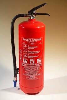 6kg portable fire extinguisher, powder extinguisher for household and commercial use with manometer